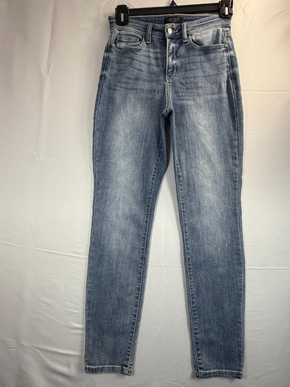 Judy Blue Relaxed Fit Skinny Jeans Women's 5/27 Light Wash High Rise JB82336LT